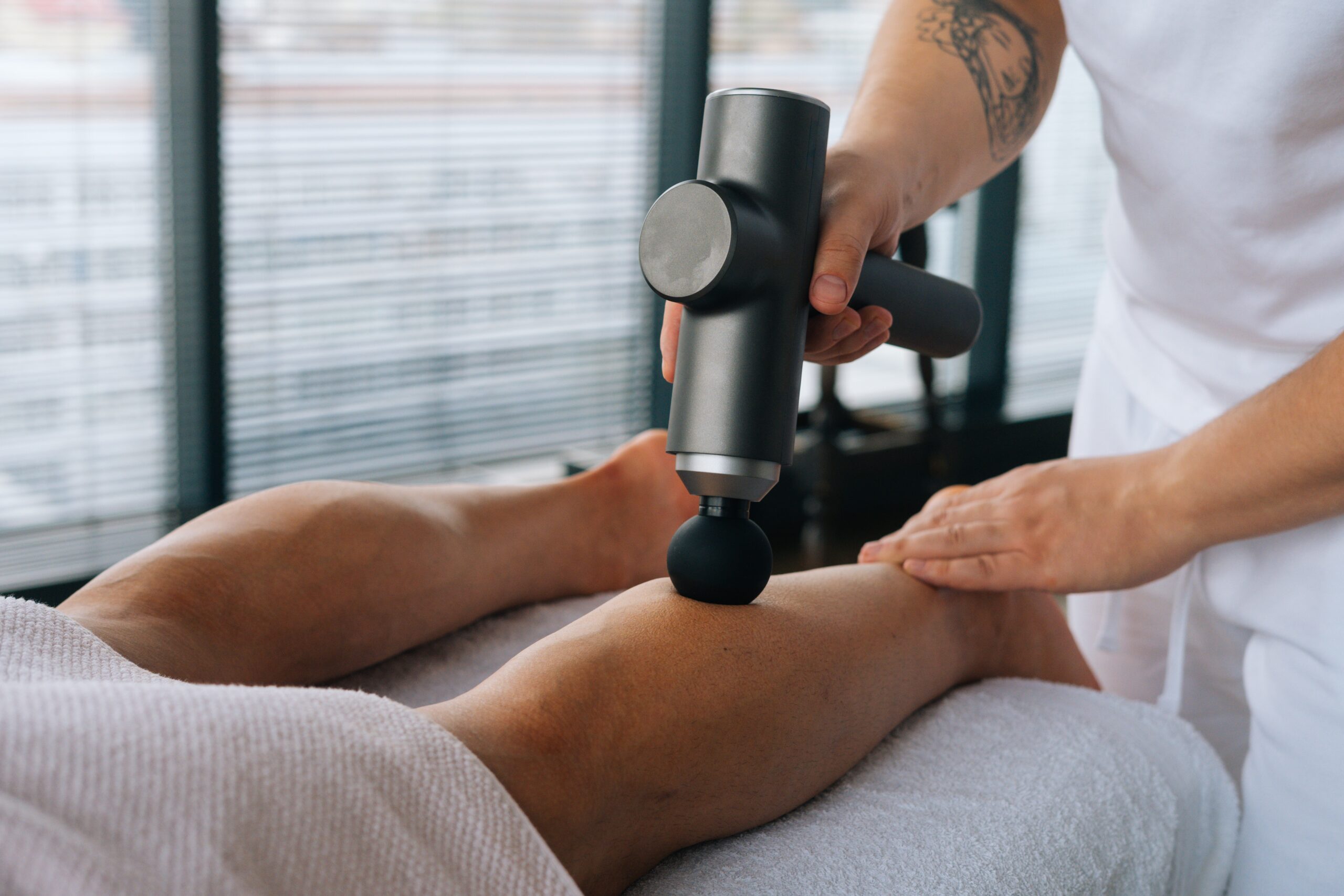 Massaging Leg